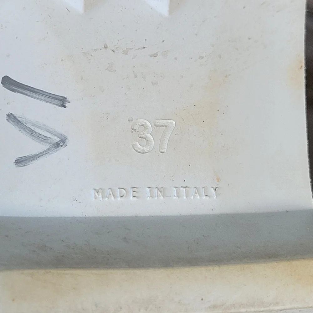 (RED) Valentino Wellington White Rain Boots Size 37